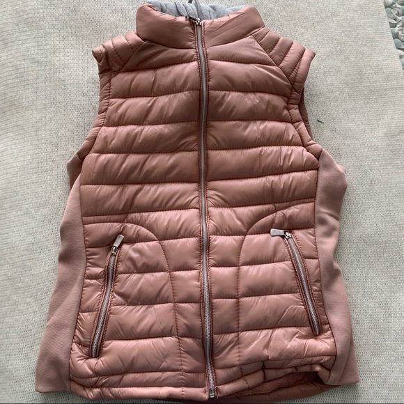 Ymi Jackets \u0026 Coats | Nwot Ymi Ballet Pink Hooded Puffer Vest, Large | Color: Pink | Size: Lj | Carolina7877's Closet